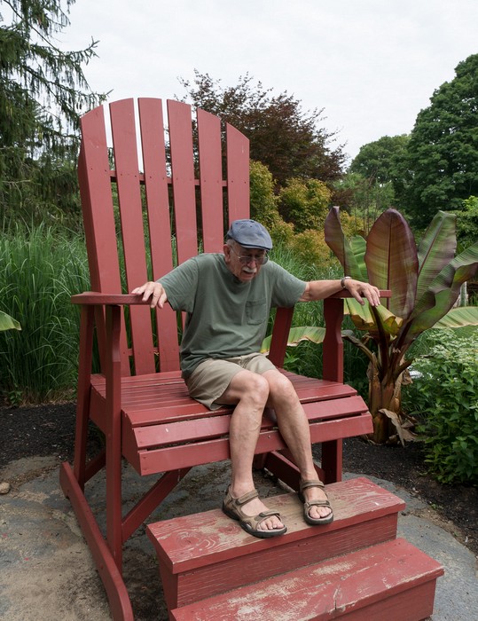 Ronnie shrunk.<br />July 22, 2017 - The Gardens at Elm Bank, Wellesley, Massachusetts.