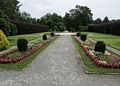 The Manor House formal garden.<br />July 22, 2017 - The Gardens at Elm Bank, Wellesley, Massachusetts.