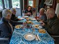 Baiba, Joyce, Paul, Norma, and Ronnie.<br />July 24, 2017 - At Paul and Norma's in Tewksbury, Massachusetts.
