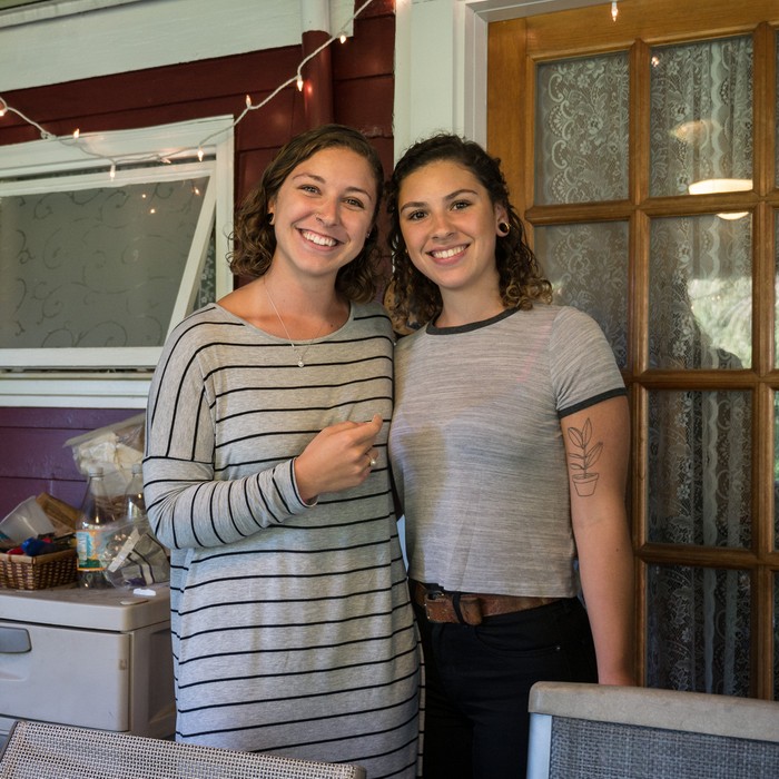 Marissa and Arianna.<br />July 29, 2017 - At Paul and Norma's in Tewksbury, Massachusetts.