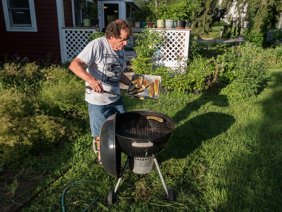 Paul.<br />July 29, 2017 - At Paul and Norma's in Tewksbury, Massachusetts.