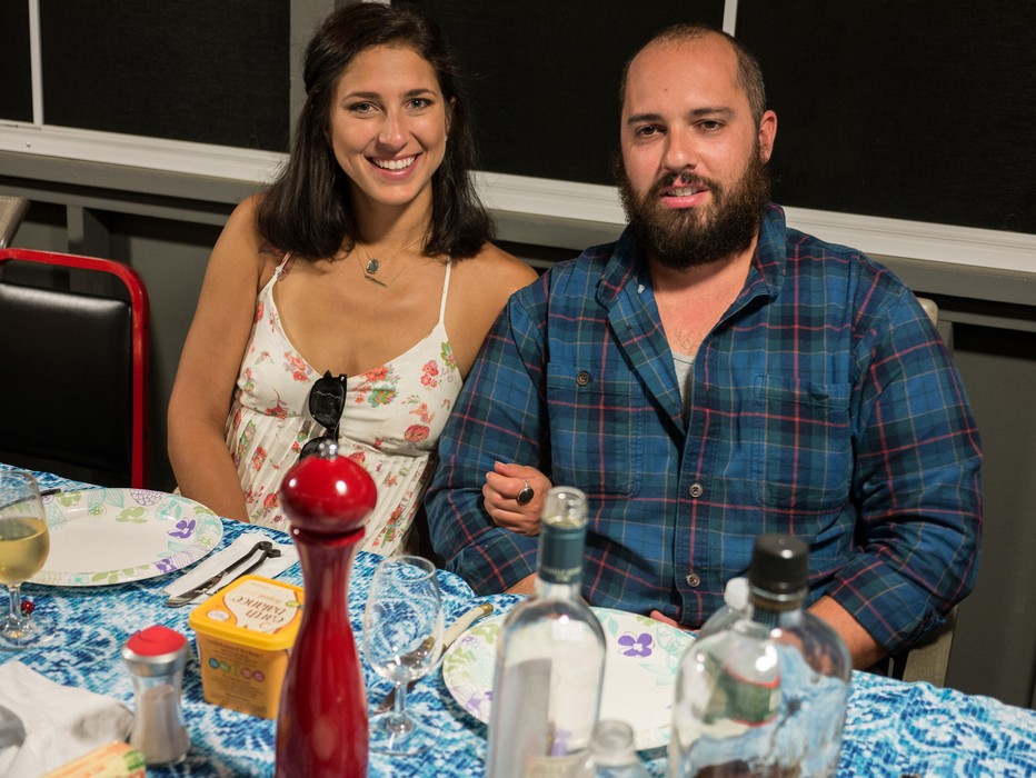 Alix and TJ.<br />July 29, 2017 - At Paul and Norma's in Tewksbury, Massachusetts.