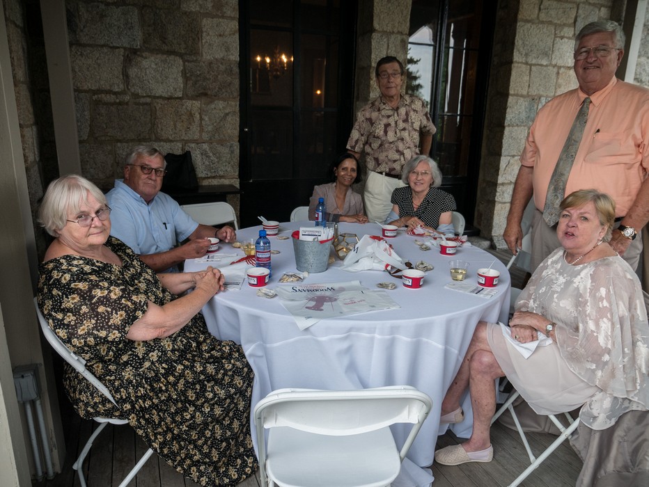 Edite, Uldis, Nancy, Juris, Joyce, Helga, and Jim.<br />Jordan and Nick's wedding.<br />July 23, 2017 - Manchester by the Sea, Massachusetts.