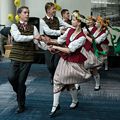 Young dancers.<br />Latvian Song and Dance Festival.<br />June 30, 2017 - At the Renaissance Hotel in Baltimore, Maryland.