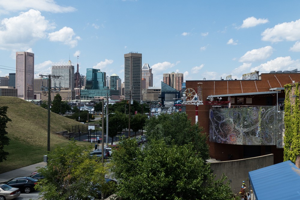 View from balcony at intermission.<br />Latvian music at the American Visionary Art Museum.<br />July 2, 2017 - Baltimore, Maryland.