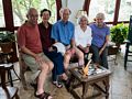 Ronnie, Yoong, Bob, Joyce, and Baiba.<br />July 4, 2017 - At Ronnie and Baiba's in Baltimore, Maryland.