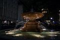 Fountain in Bryant Park.<br />July 12, 2017 - Manhattan, New York City, New  York.