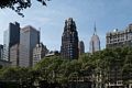 The Empire State Building and others as seen from Bryant Park.<br />July 13, 2017 - Manhattan, New York City, New  York.