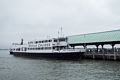 Ferry at Liberty Island.<br />July 13, 2017 - Manhattan, New York City, New  York.