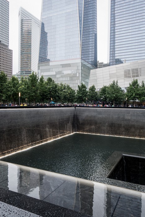 September 11 Memorial Site.<br />July 13, 2017 - Manhattan, New York City, New  York.