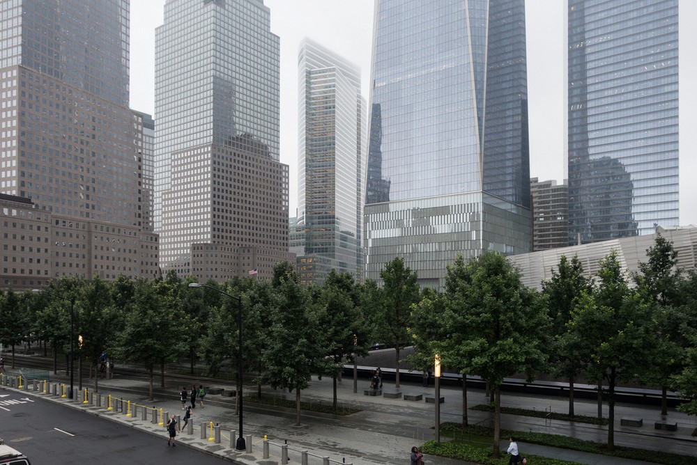 September 11 Memorial Site.<br />July 13, 2017 - Manhattan, New York City, New  York.