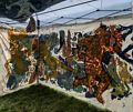 Untitled by Gordon Przybyla & Damon Jespersen.<br />Maudslay Outdoor Sculpture show installation.<br />Sep. 9, 2017 - Maudslay State Park, Newburyport, Massachusetts.