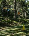 'Hold On' by Bert Snow.<br />Maudslay Outdoor Sculpture show installation.<br />Sep. 10, 2017 - Maudslay State Park, Newburyport, Massachusetts.