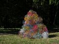 'All Wired' by Sinikka Nogelo.<br />Maudslay Outdoor Sculpture show installation.<br />Sep. 9, 2017 - Maudslay State Park, Newburyport, Massachusetts.