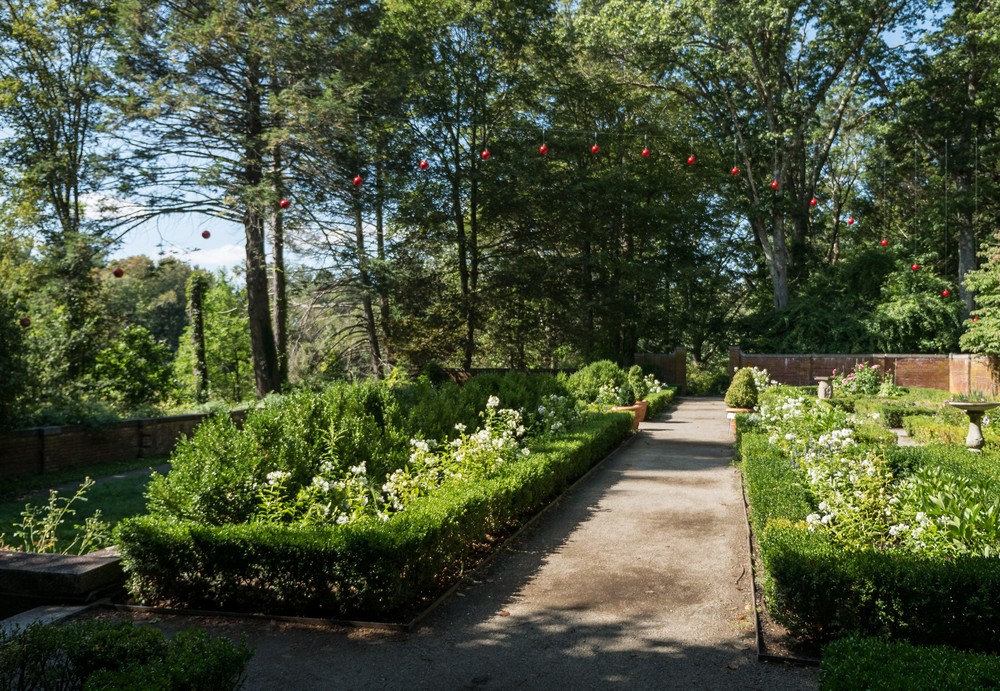 'Un Volo Sopra is Giardino' by Joe Fix.<br />Maudslay Outdoor Sculpture show installation.<br />Sep. 10, 2017 - Maudslay State Park, Newburyport, Massachusetts.