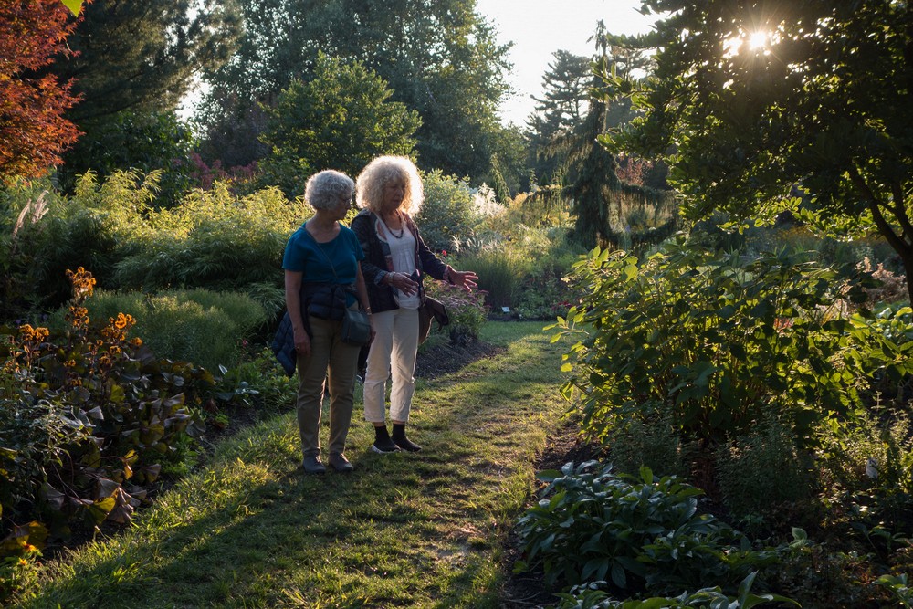 Bonnie and Dominique.<br />Sept. 12, 2017 - The Gardens at Elm Bank, Wellesley, Massachusetts.