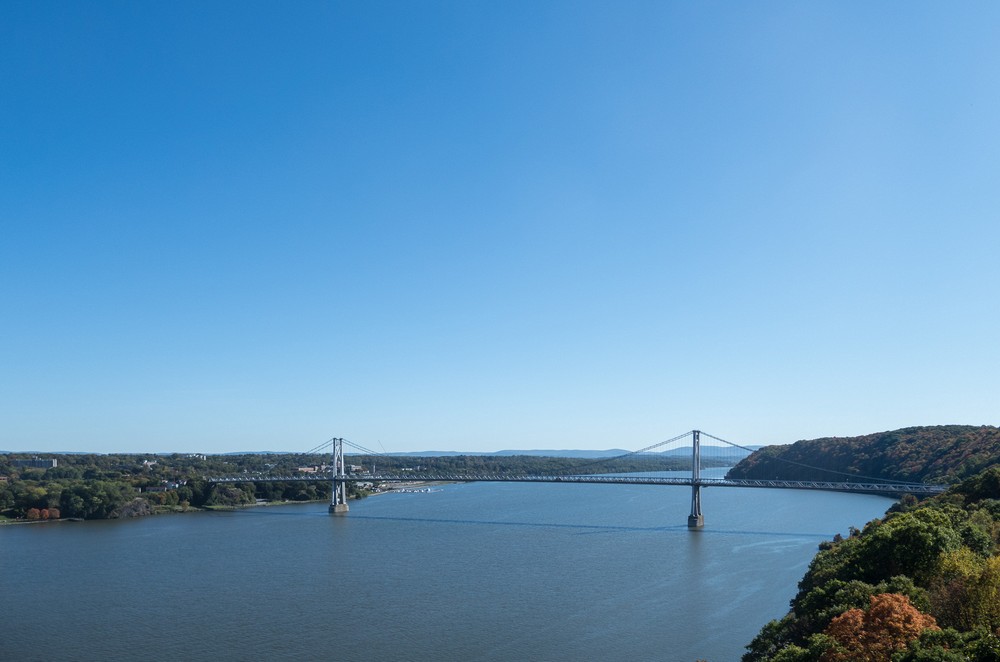 The Mid-Hudson Bridge.<br />Oct. 20, 2017 - On the Poughkeepsie-Highland pedestrian bridge, New York.