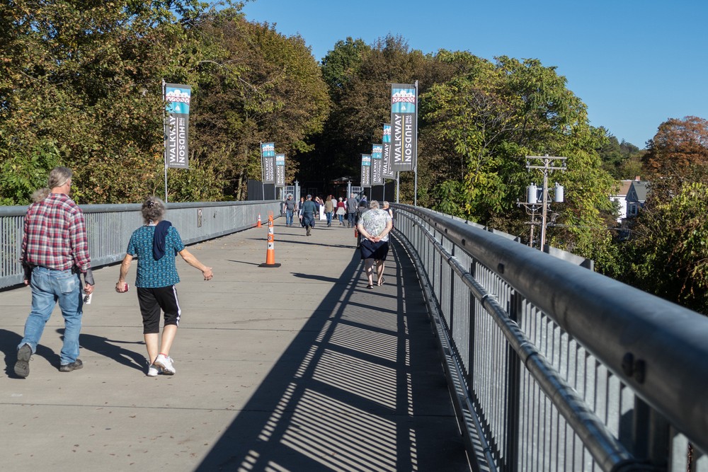 Oct. 20, 2017 - On the Poughkeepsie-Highland bridge, New York.