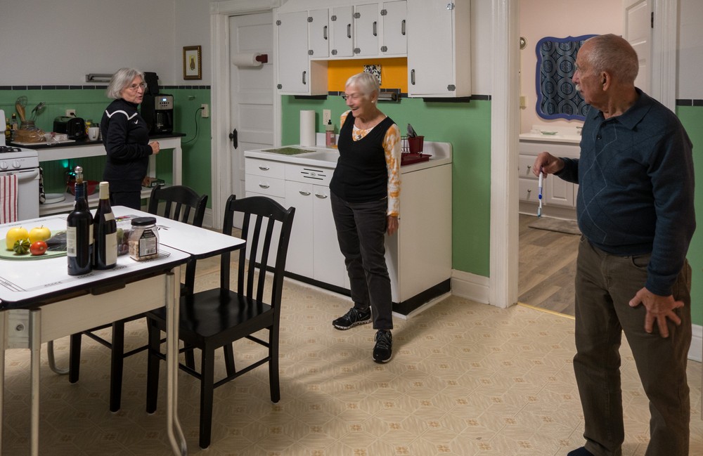 Joyce, Baiba, and Ronnie in Cappy's Apartment AirBnB.<br />Oct. 20, 2017 - Saugerties, New York.