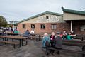 Baiba, Joyce, and Ronnie enjoying good ice cream from this place.<br />Oct. 21, 2017 - Red Hook, New York.