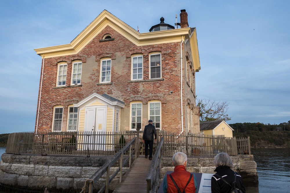 Ronnie, Baiba, and Joyce.<br />Oct. 21, 2017 - Saugerties Lighthouse, Saugerties, New York.