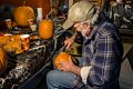 Dick.<br />Pumpkin carving party.<br />Oct. 29, 2017 - At Ron and Kathie's, Merrimac, Massachusetts.