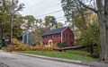 Impact of last night's storm.<br />On Woodland Street towards Rt. 110.<br />Oct. 30, 2017 - Merrimac, Massachusetts.