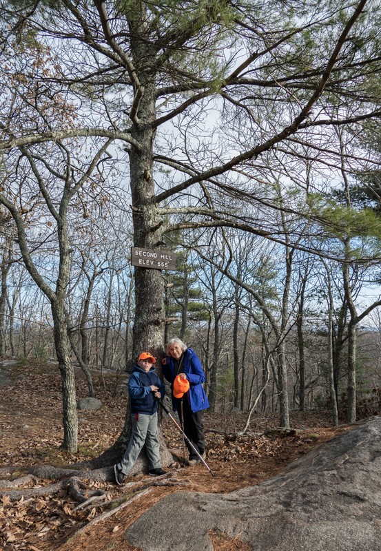 Matthew and Joyce atop Second Hill.<br />Nov. 24, 2017 - Mt. Agamenticus, Maine.