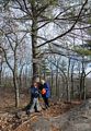 Matthew and Joyce atop Second Hill.<br />Nov. 24, 2017 - Mt. Agamenticus, Maine.