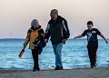 A walk with Joyce, Carl, and Matthew.<br />Nov. 25, 2017 - Parker River National Wildlife Refuge, Plum Island, Massachusetts.