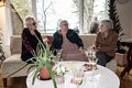 Lilita, Edite, and Joyce.<br />Dec. 2, 2017 - At John and Priscilla's in Newmarket, New Hampshire.