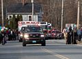 Start of the parade.<br />Santa Parade.<br />Dec. 3, 2017 - Merrimac, Massachusetts.