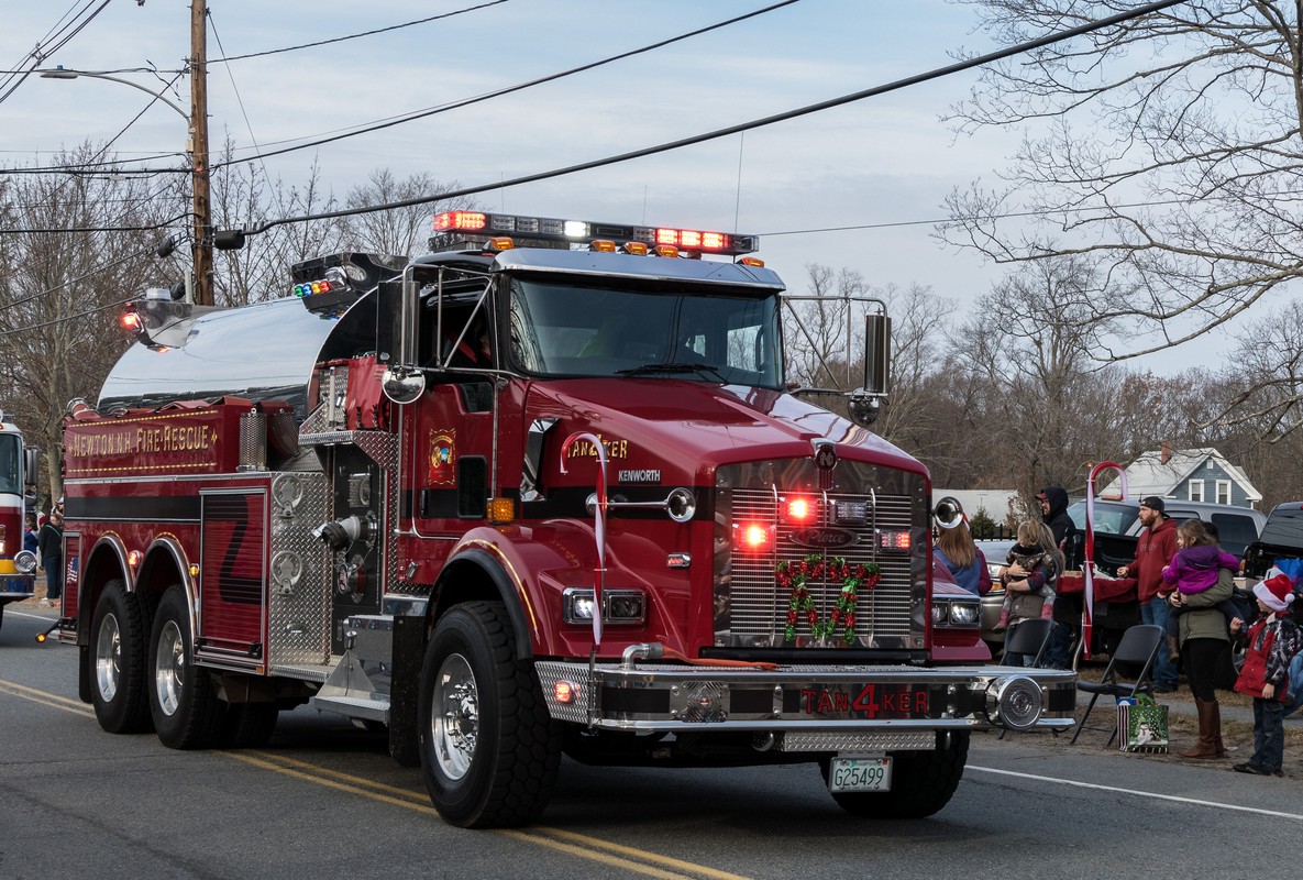 Santa Parade.<br />Dec. 3, 2017 - Merrimac, Massachusetts.