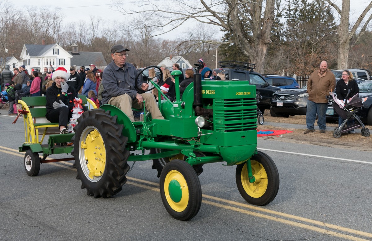 Santa Parade.<br />Dec. 3, 2017 - Merrimac, Massachusetts.