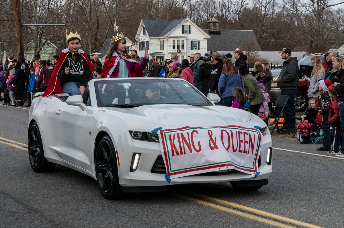 Santa Parade.<br />Dec. 3, 2017 - Merrimac, Massachusetts.