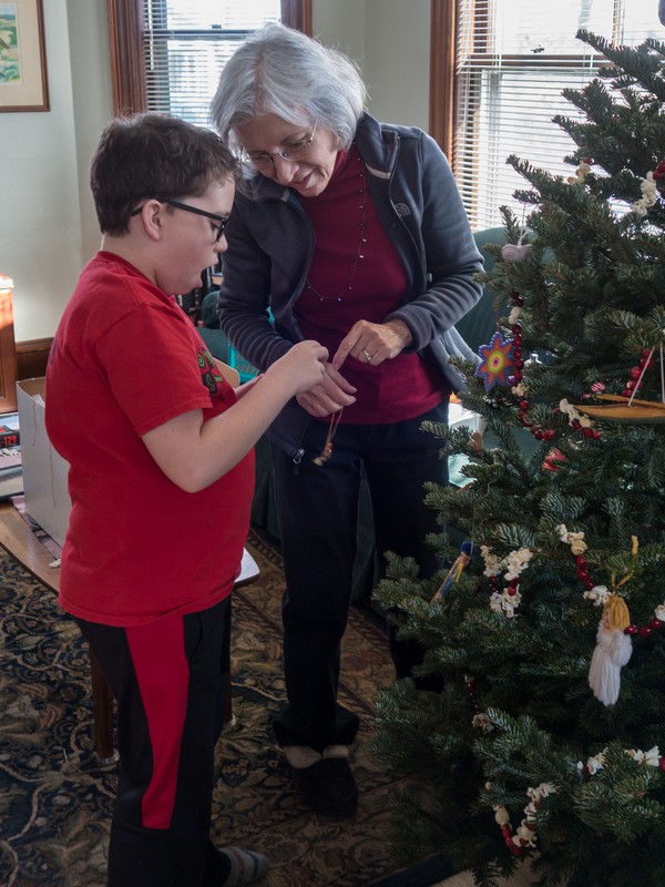 Christmas tree decoration.<br />Dec. 17, 2017 - At home in Merrimac, Massachusetts.