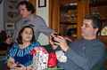 Paul, Miranda, and Sati with another Christmas present.<br />Dec. 25, 2017 - At home in Merrimac, Massachusetts.