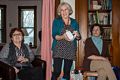 Linda, Joyce opening a present, and Holly.<br />Dec. 25, 2017 - At home in Merrimac, Massachusetts.