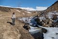 Eric and Marks.<br />Hike along the Syri-Hvamms.<br />April 16, 2016 - Hvammstangi, Iceland.
