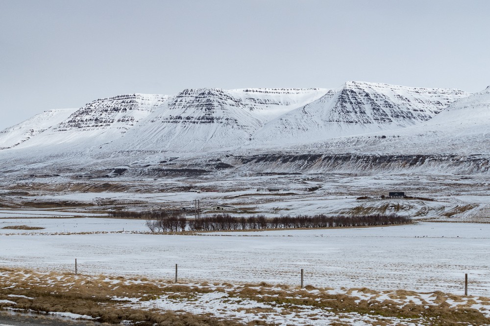 April 17, 2017 - Somewhere between Hvammstangi and Akureyri, Iceland.
