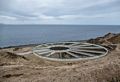 The Hamarsrtt sheep/horse corral.<br />April 18, 2017 - West shore of Vatnsnes Peninsula, Iceland.