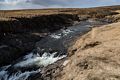 The Stóra-Hvalsá stream.<br />April 19, 2017 - Along the western shore of Hrútafjörður.