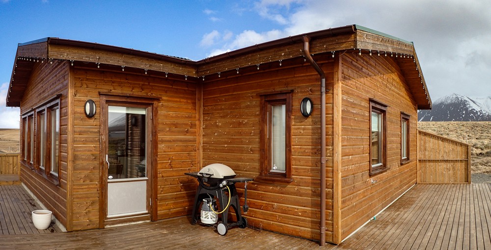 House similar to the one Eric plans to build in Hvammstangi.<br />April 19, 2017 - Lkjamt, Iceland.