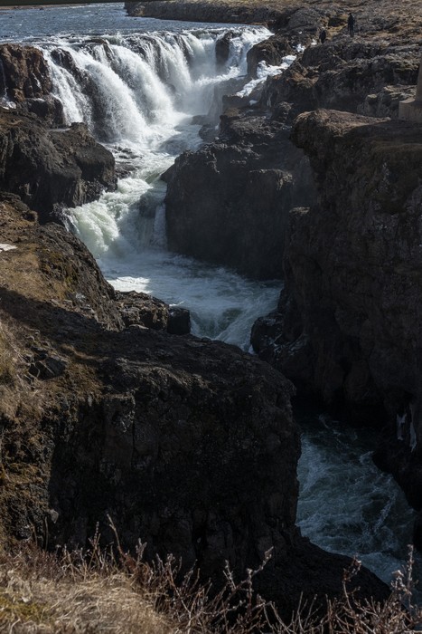 April 19, 2017 - Kolugljfur gorge, Iceland.