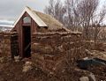 A mall water powered mill.<br />A second hike along the Syri-Hvamms.<br />April 20, 2017 - Hvammstangi, Iceland.