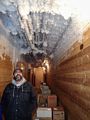 Eric in the freezer room.<br />April 21, 2017 - Hvammstangi, Iceland.