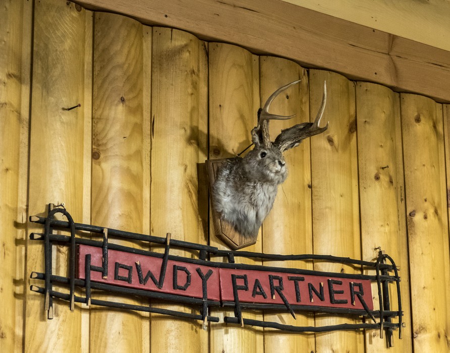 Jackalopte at Ruby's Inn.<br />Aug. 8, 2017 - Bryce, Utah.