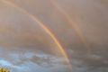 Double rainbow over Page.<br />Aug. 10, 2017 - Page, Arizona.