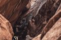 Two of the owl in Owl slot canyon.<br />Aug. 11, 2017 - Owl slot canyon near Page Arizona.