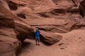 Carl photographing me photographing him.<br />Aug. 11, 2017 - Owl slot canyon near Page Arizona.